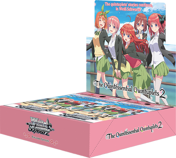 Weiss Schwarz Booster Box The Quintessential Quintuplets 2 English Edition Trading Card Games