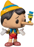 Funko Pop! Disney: Pinocchio (Long Nose) (with Jiminy Cricket) 617 Special Edition Sticker