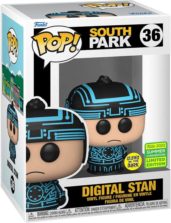 Funko Pop! Vinyl Figure South Park Digital Stan Glow in the Dark 2022 Convention Exclusive