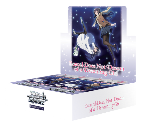 Weiss Schwarz Booster Pack Rascal Does Not Dream of a Dreaming Girl English Edition Trading Card Games